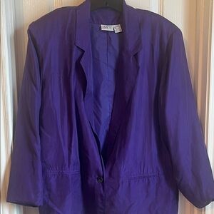 Elegant Women's Purple Blazer